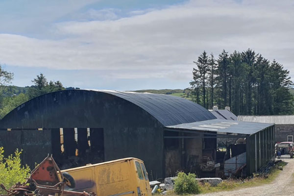 farm shed roof painting